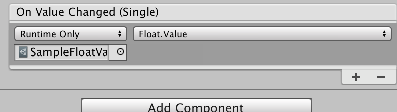 Setting a slider to update a custom asset
